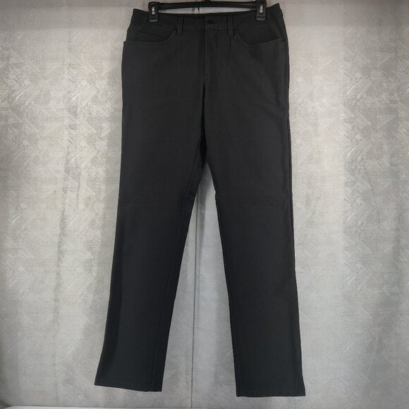 lululemon athletica Other - Lululemon Pants Mens 34x34 Black ABC 5 Pocket Commuter Reflective Cuffs Straight